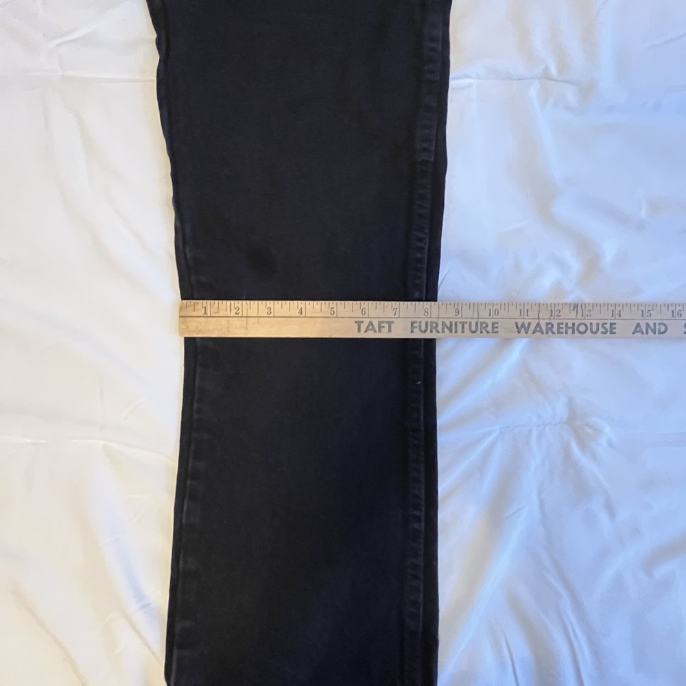 Rustler Cowboy Cut Slim Fit Jeans Men 30x30 Actual 29 Black Denim Workwear‎ - Picture 11 of 12